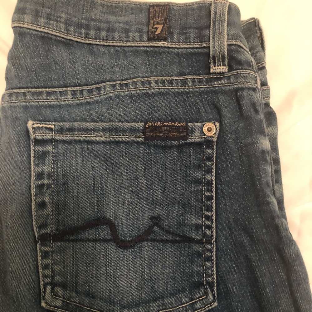 7 For All Mankind “Lexie” straight leg jeans